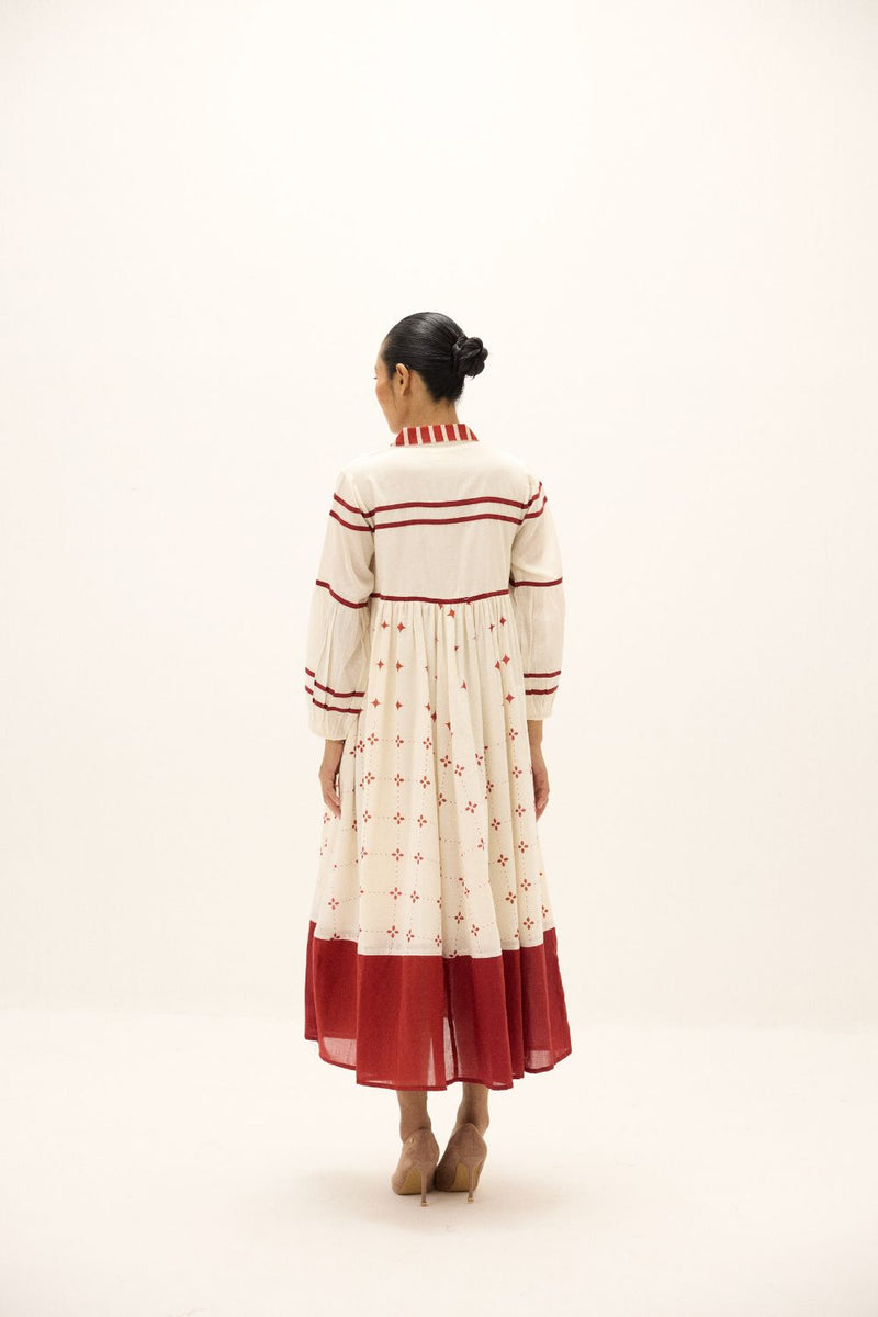 Symphony Dress mul by Khara Kapas in multi for women Worldwide