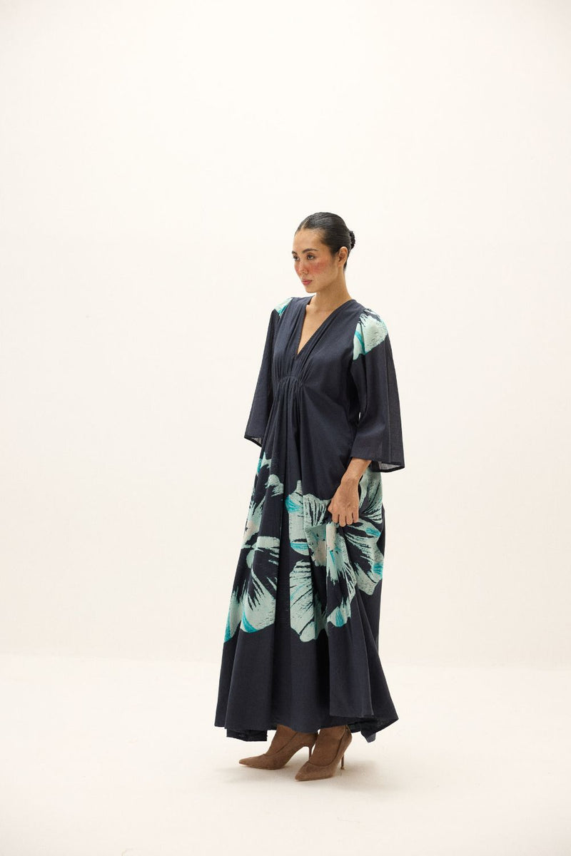 Celestine Dress mul by Khara Kapas in multi for women Worldwide