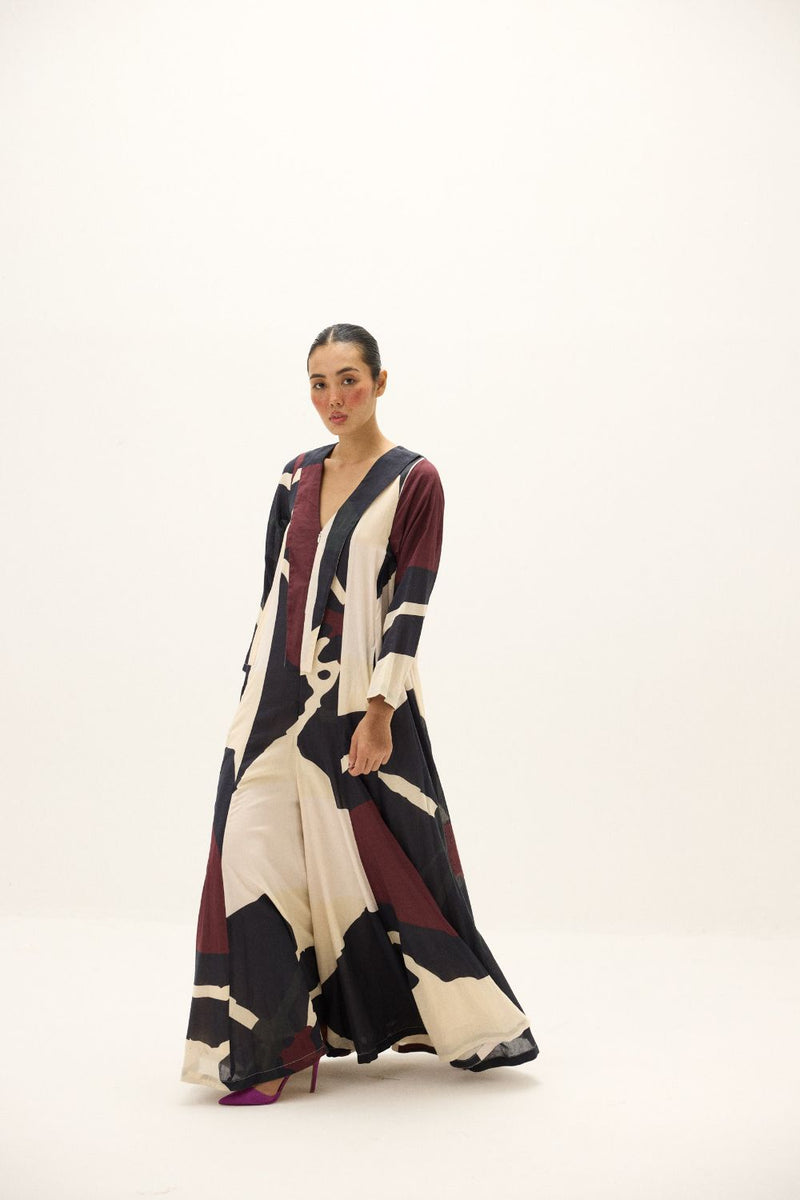 Ella Jumpsuit mul by Khara Kapas in multi for women Worldwide