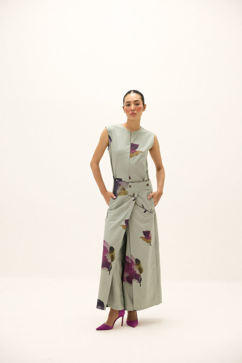Riverbend Jumpsuit oxford by Khara Kapas in blue for women Worldwide