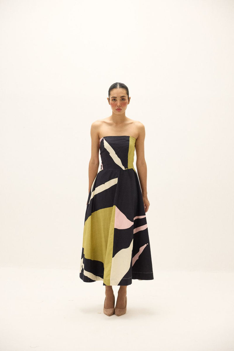 Prism Dress poplin by Khara Kapas in multi for women Worldwide
