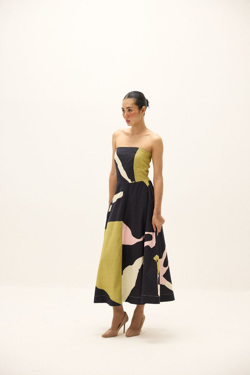 Prism Dress poplin by Khara Kapas in multi for women Worldwide