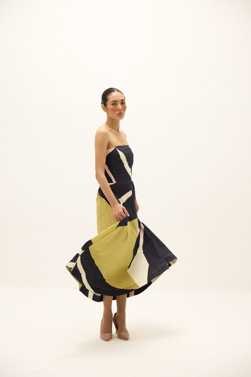 Prism Dress poplin by Khara Kapas in multi for women Worldwide