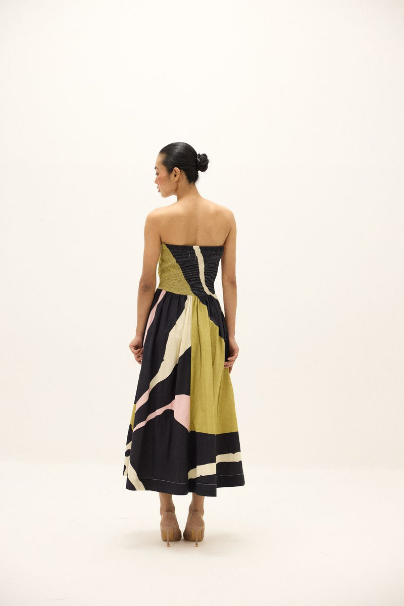 Prism Dress poplin by Khara Kapas in multi for women Worldwide