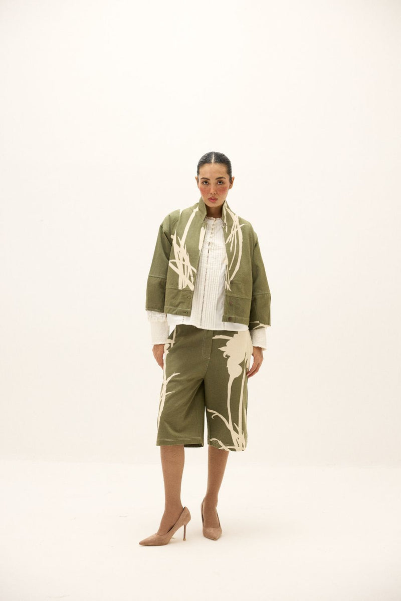 Fennel Jacket mul by Khara Kapas in multi for women Worldwide