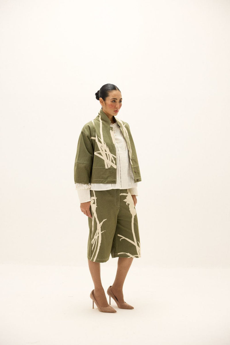 Fennel Jacket mul by Khara Kapas in multi for women Worldwide
