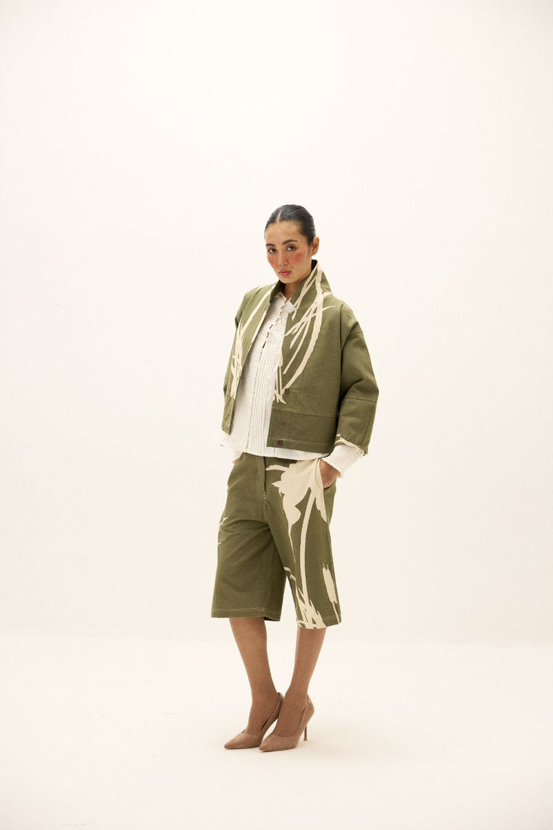 Fennel Jacket mul by Khara Kapas in multi for women Worldwide