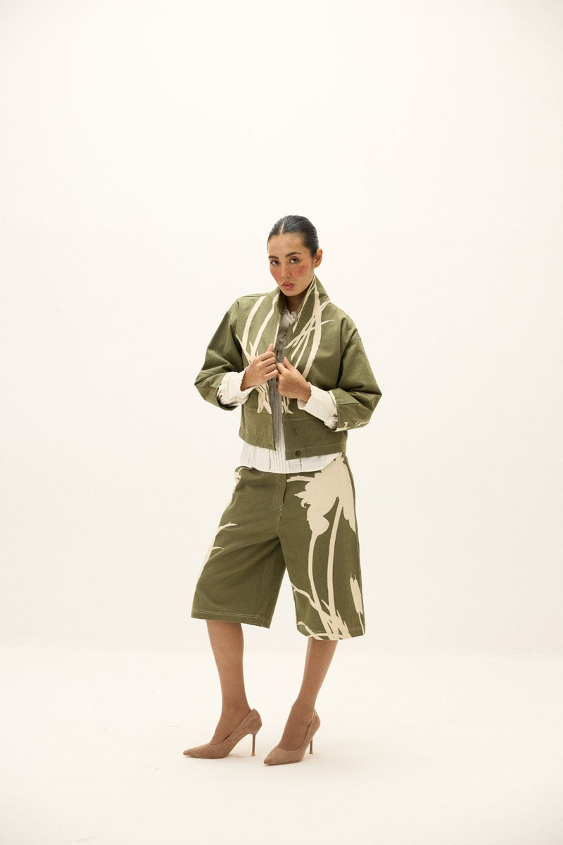 Fennel Jacket mul by Khara Kapas in multi for women Worldwide