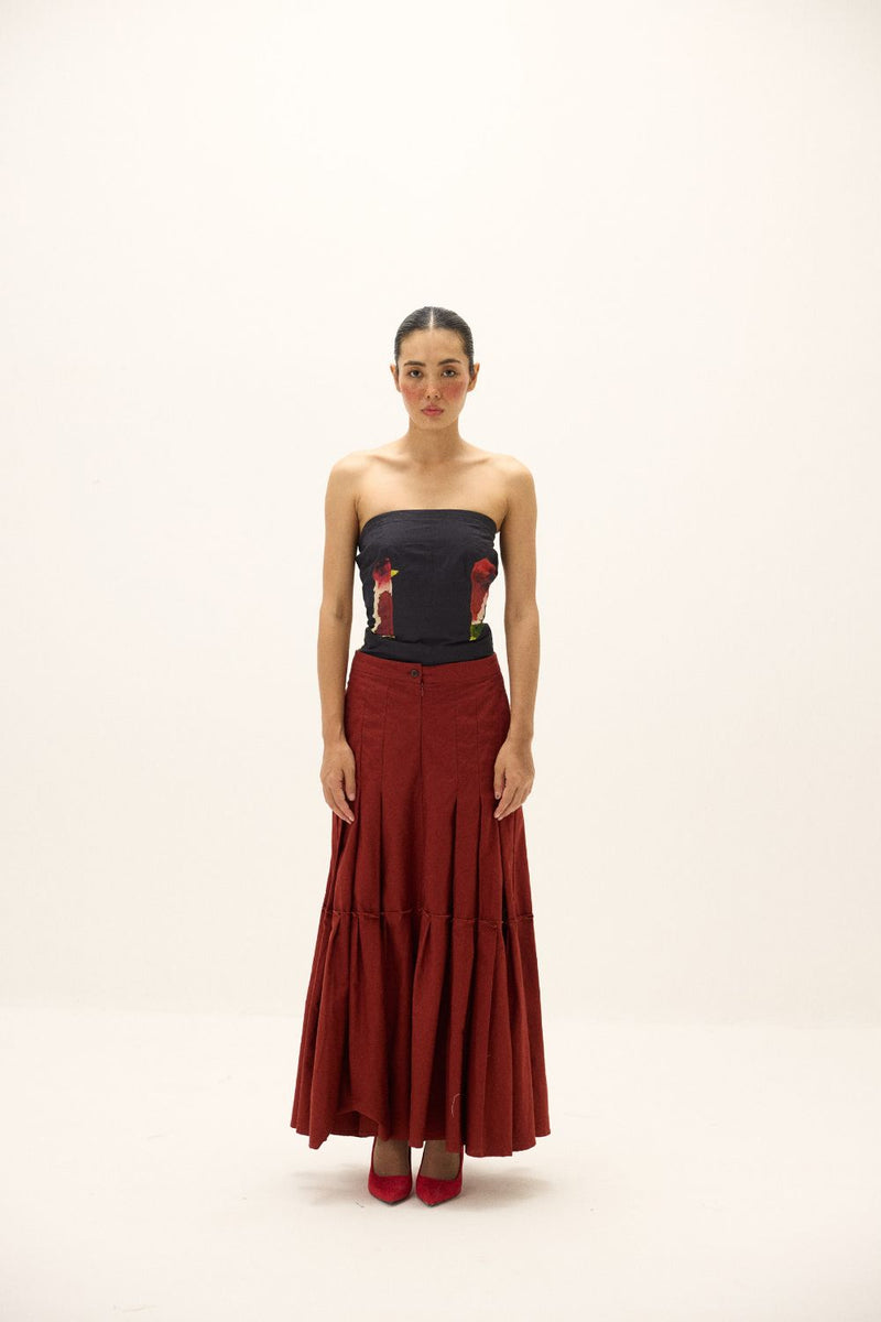 Bayberry Skirt poplin by Khara Kapas for women Worldwide