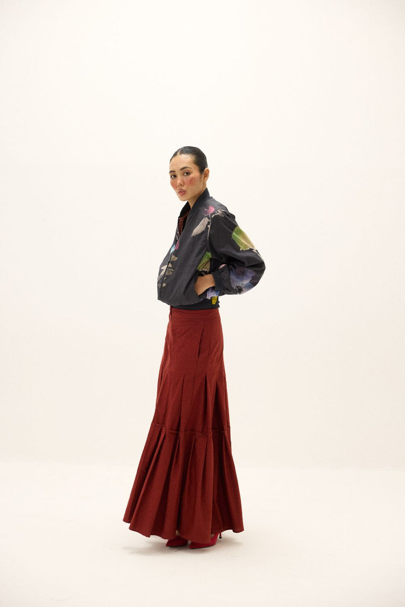 Irelune Bomber Jacket oxford by Khara Kapas in black for women Worldwide