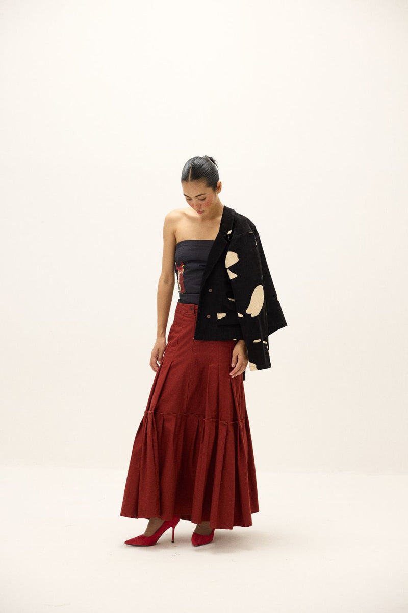 Chia Blazer mul by Khara Kapas in multi for women Worldwide