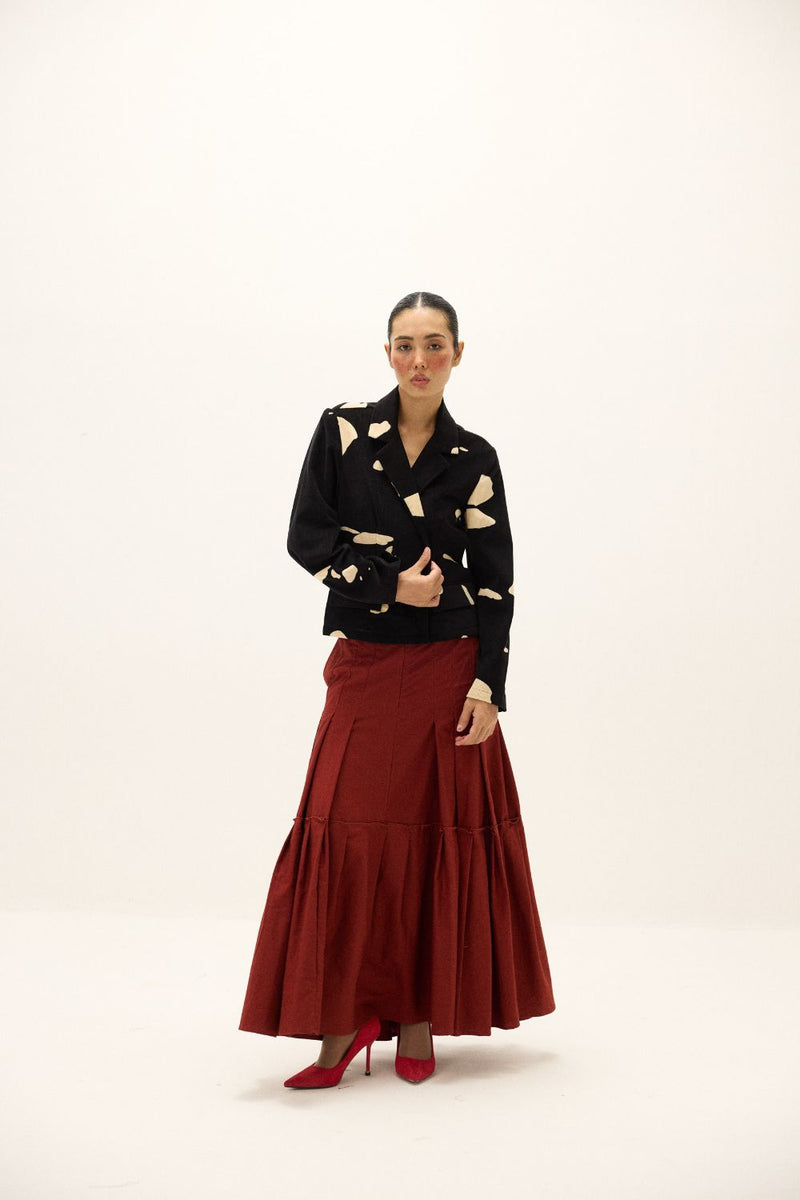 Chia Blazer mul by Khara Kapas in multi for women Worldwide