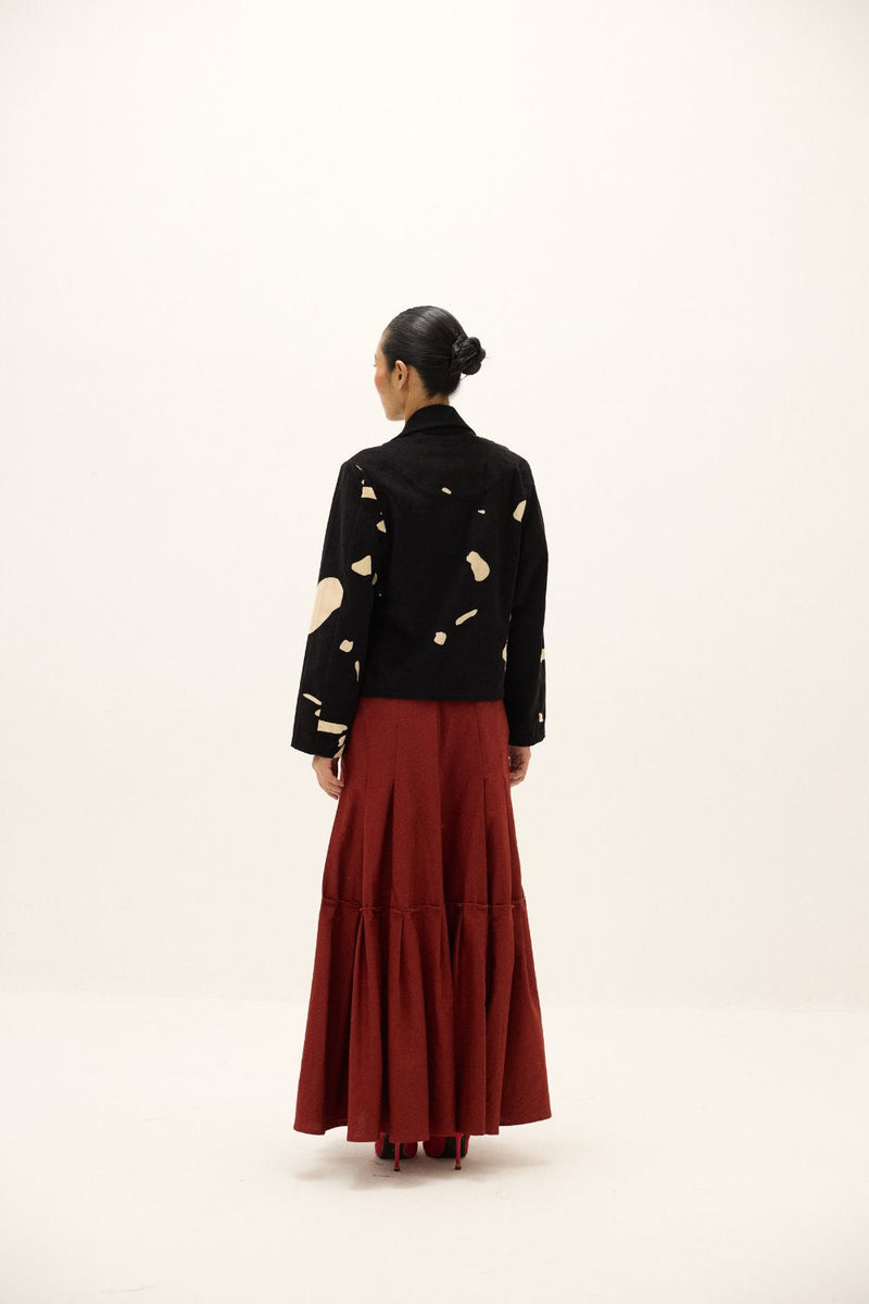 Chia Blazer mul by Khara Kapas in multi for women Worldwide