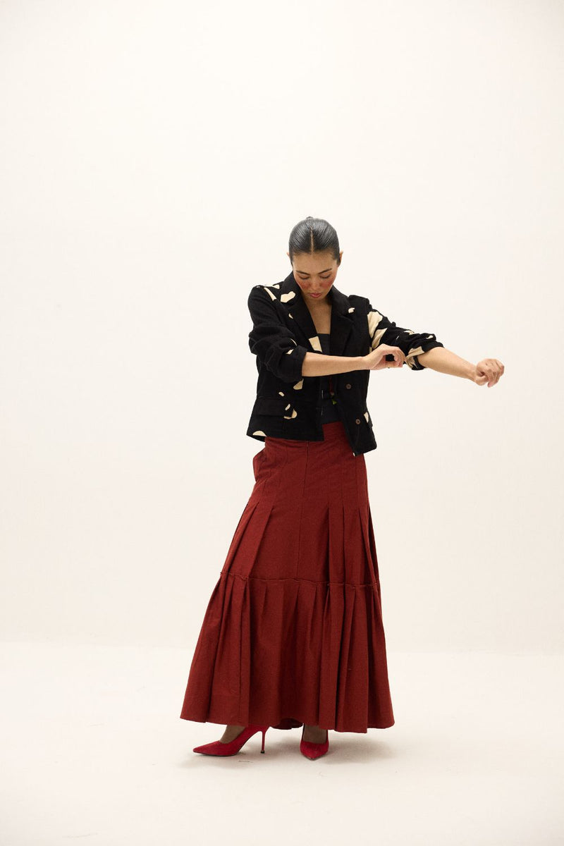 Chia Blazer mul by Khara Kapas in multi for women Worldwide