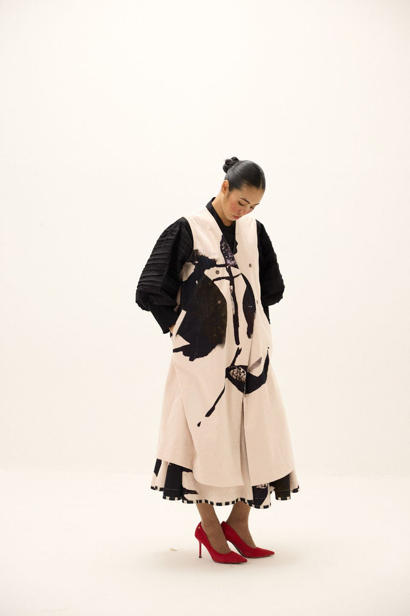 Alum Stone Overlay mul by Khara Kapas in multi for women Worldwide