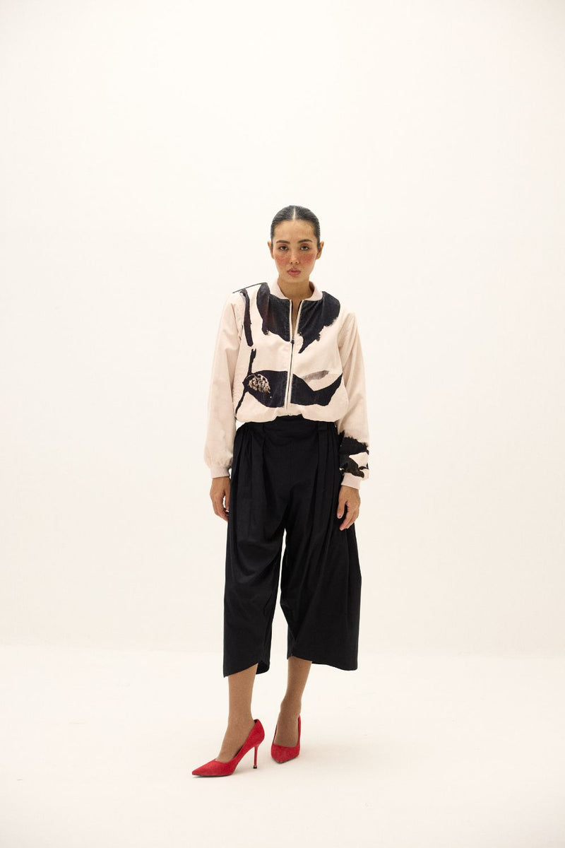 Alba Bomber Jacket mul by Khara Kapas in multi for women Worldwide