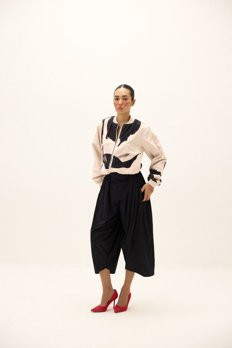 Alba Bomber Jacket mul by Khara Kapas in multi for women Worldwide