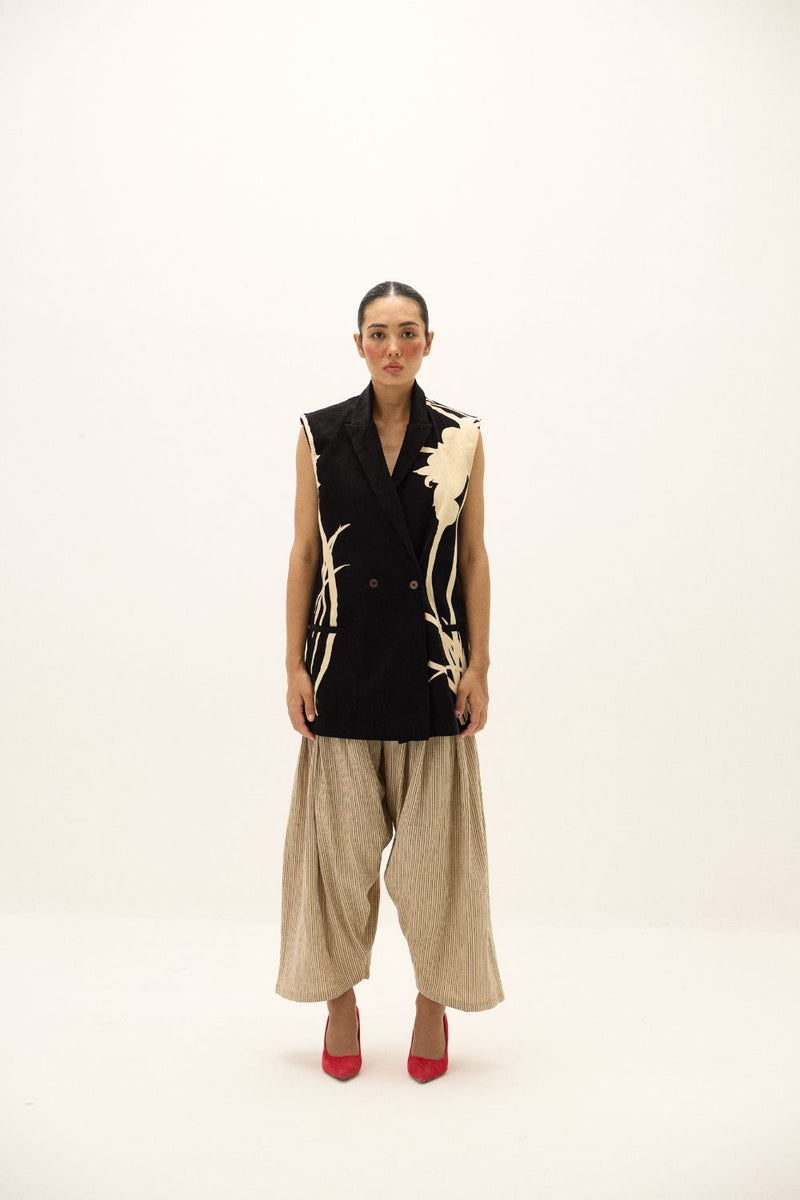 Haze Blazer mul by Khara Kapas in multi for women Worldwide