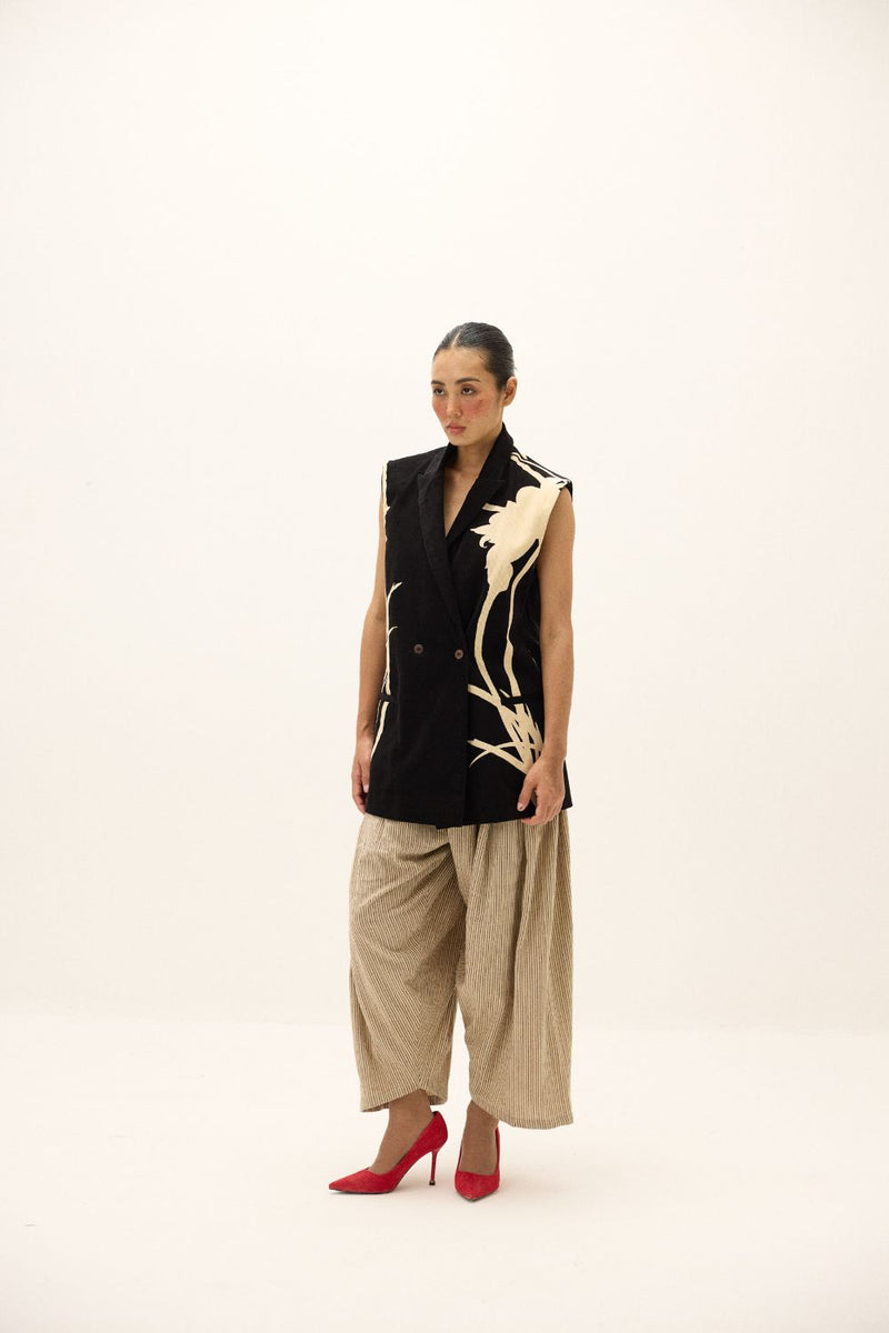 Haze Blazer mul by Khara Kapas in multi for women Worldwide