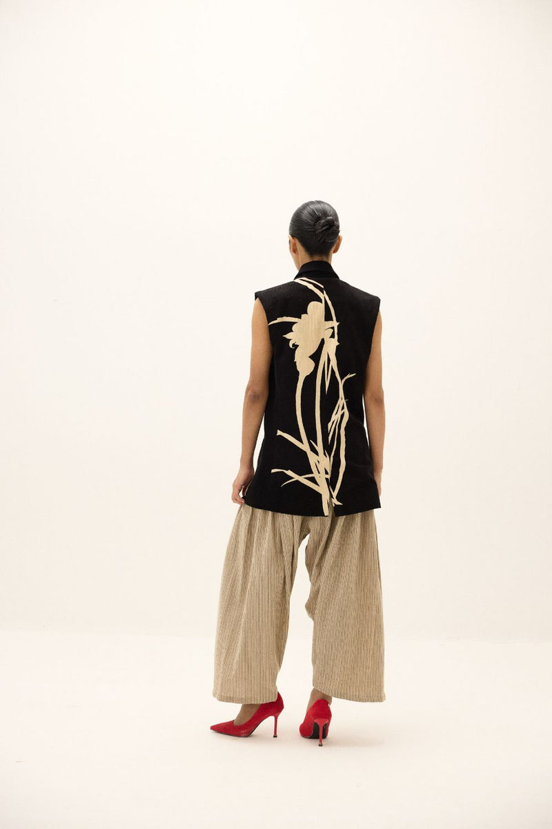 Haze Blazer mul by Khara Kapas in multi for women Worldwide