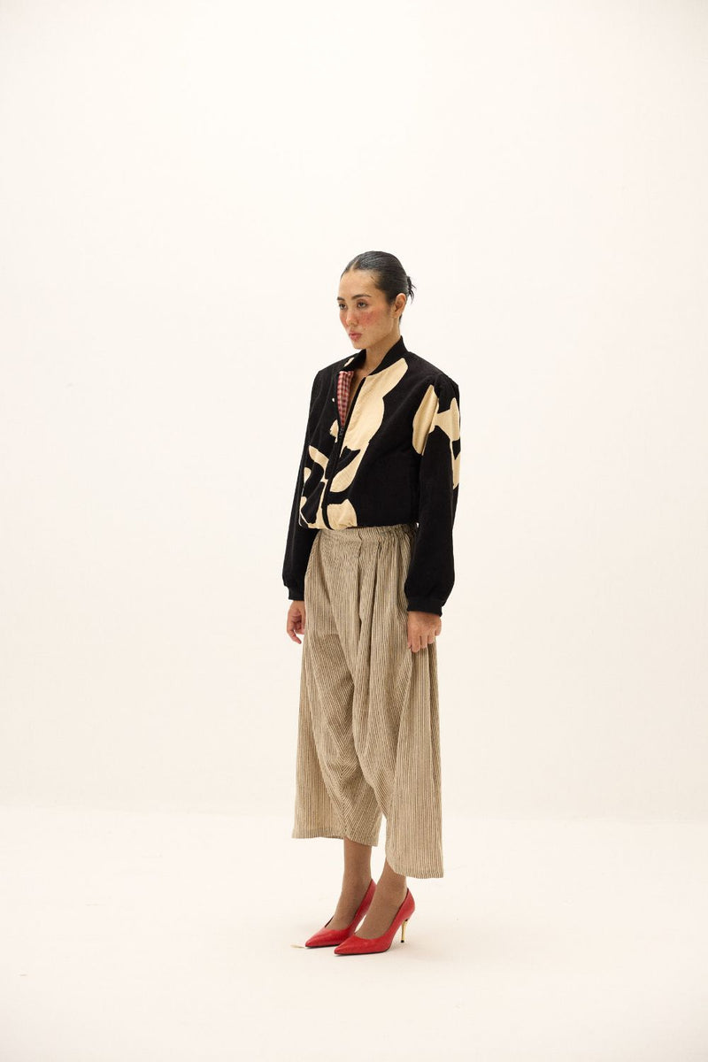 Twine Pants by Khara Kapas in beige for women Worldwide