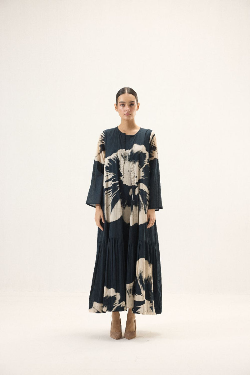 Thalia set mulmul by Khara Kapas in blue for women Worldwide