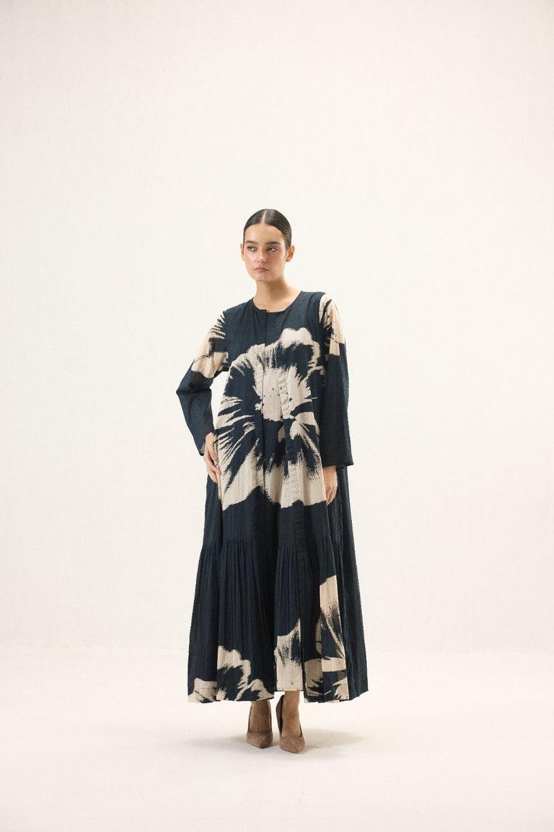 Thalia set mulmul by Khara Kapas in blue for women Worldwide