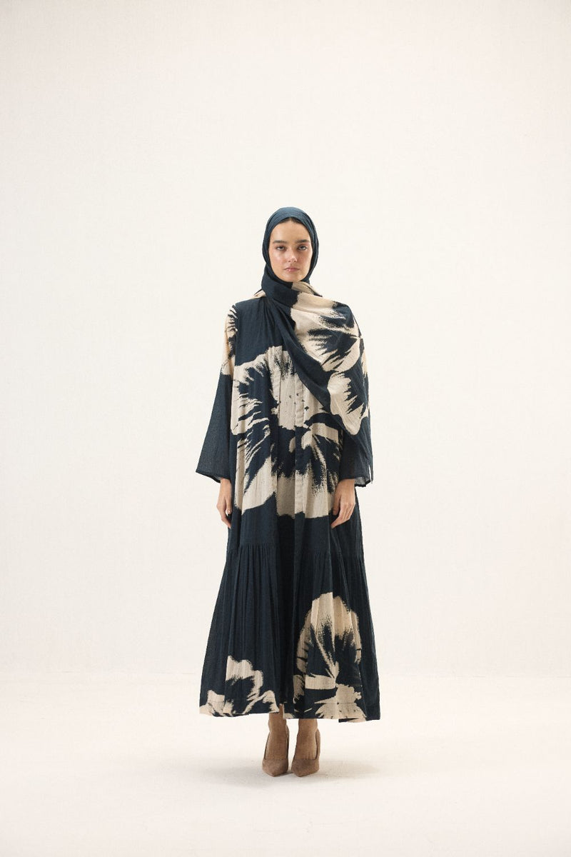 Thalia set mulmul by Khara Kapas in blue for women Worldwide