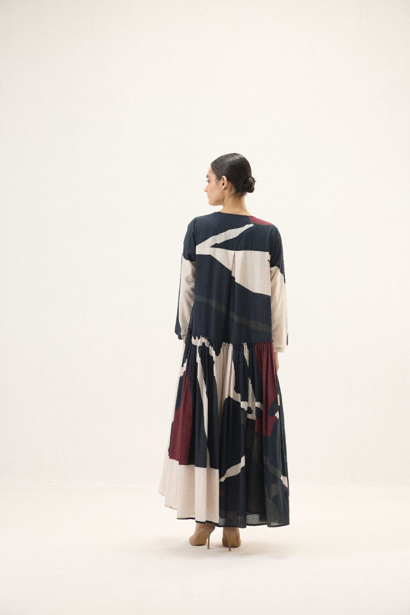 Ebonel set mulmul by Khara Kapas in multi for women Worldwide