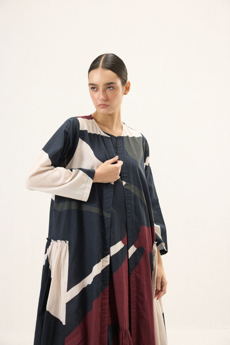 Ebonel set mulmul by Khara Kapas in multi for women Worldwide