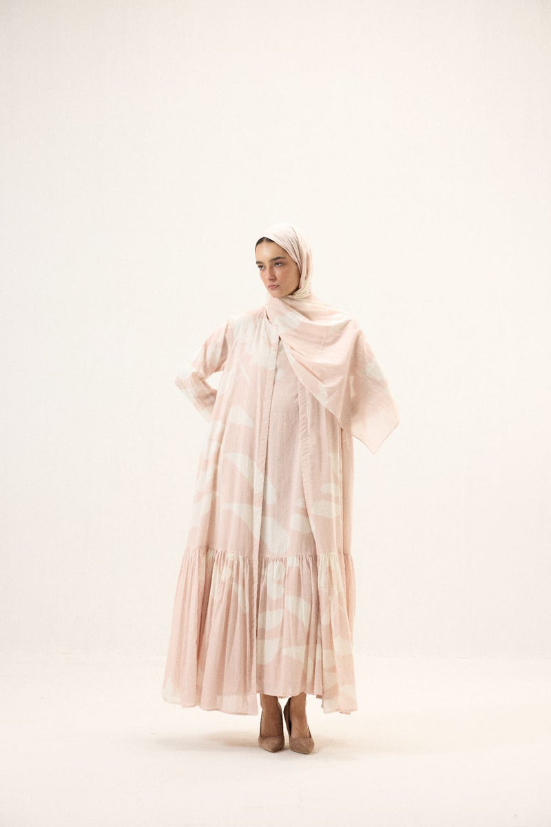 Ophelia set mulmul by Khara Kapas in pink for women Worldwide