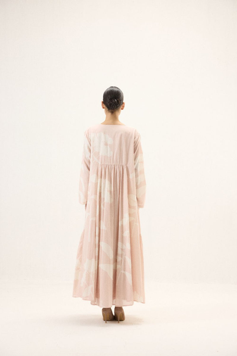 Ophelia set mulmul by Khara Kapas in pink for women Worldwide