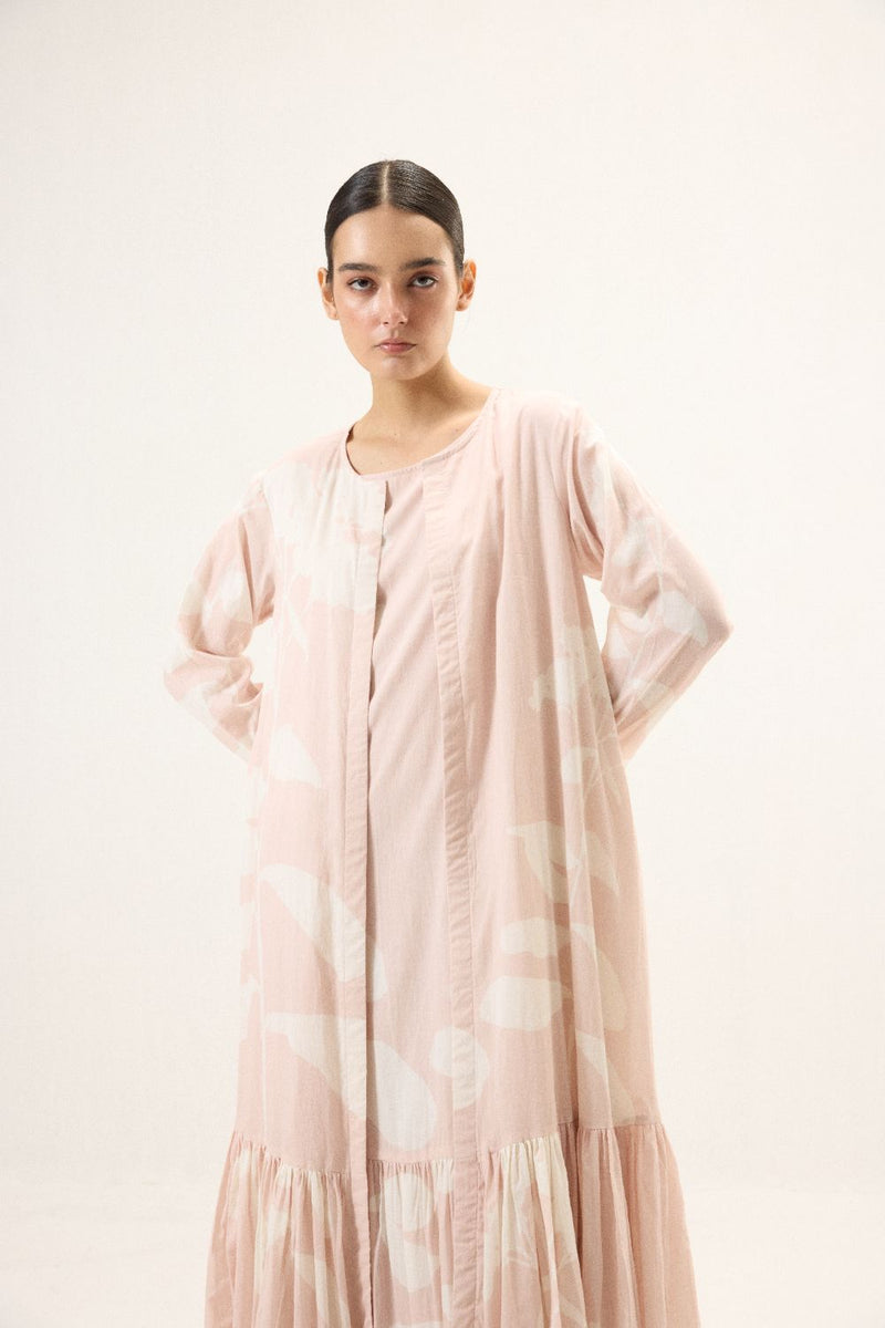 Ophelia set mulmul by Khara Kapas in pink for women Worldwide
