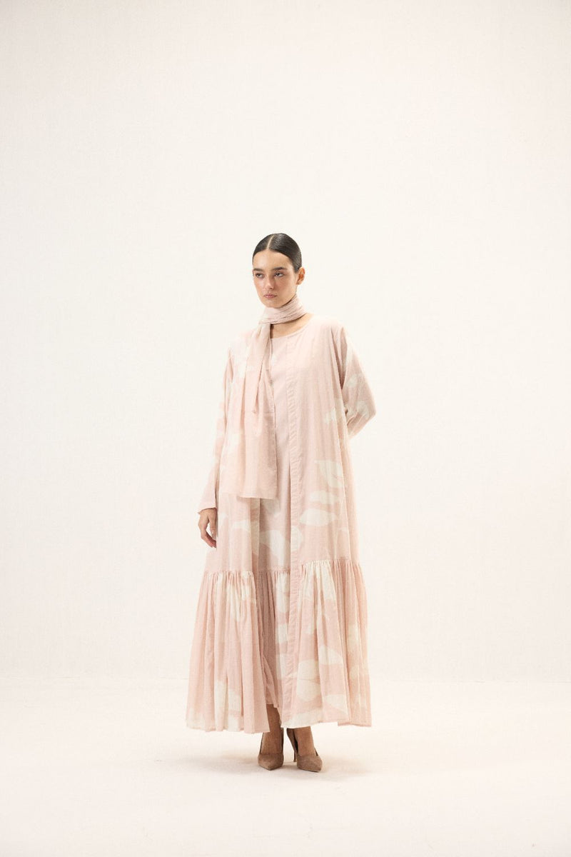Ophelia set mulmul by Khara Kapas in pink for women Worldwide