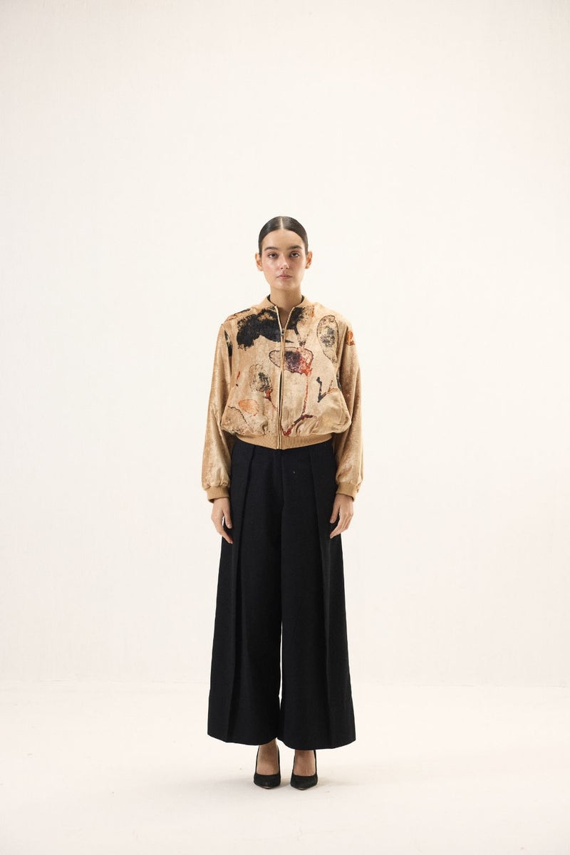 Void Pants twill by Khara Kapas in black for women Worldwide