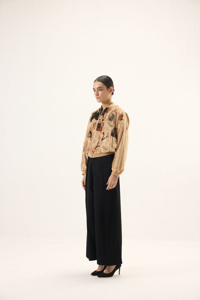 Void Pants twill by Khara Kapas in black for women Worldwide