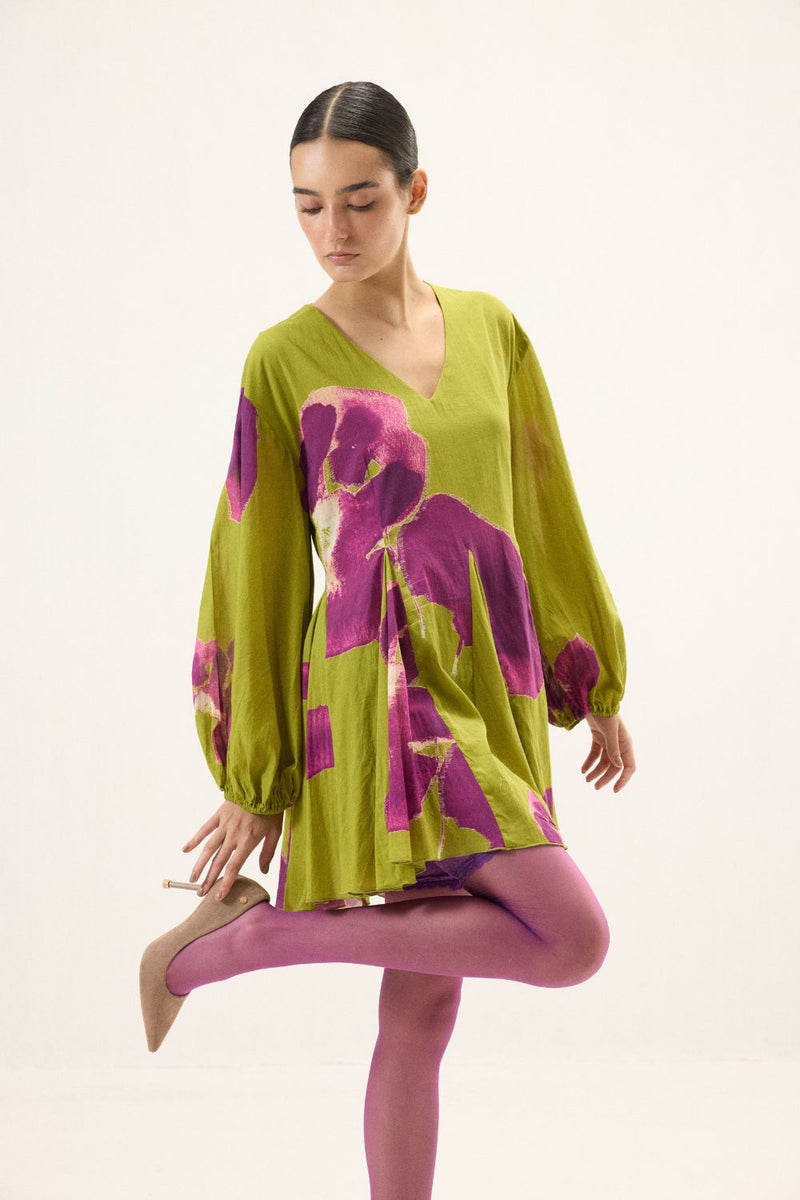 Zest Dress mulmul by Khara Kapas for women Worldwide