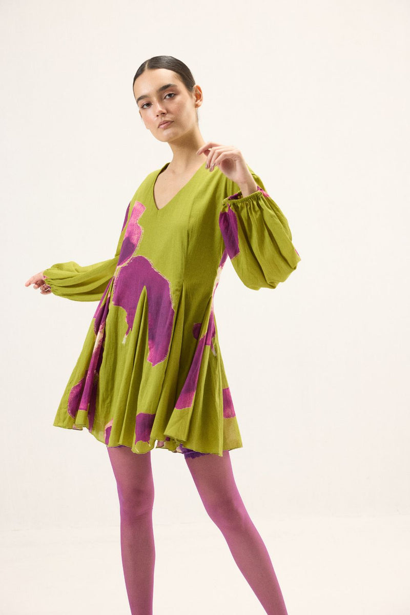 Zest Dress mulmul by Khara Kapas for women Worldwide