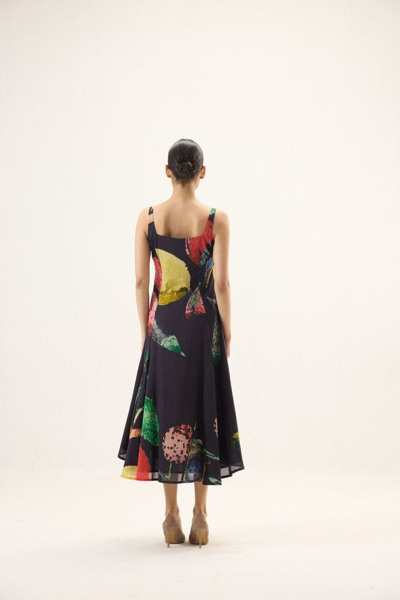 Spectrum Dress mulmul by Khara Kapas in multi for women Worldwide