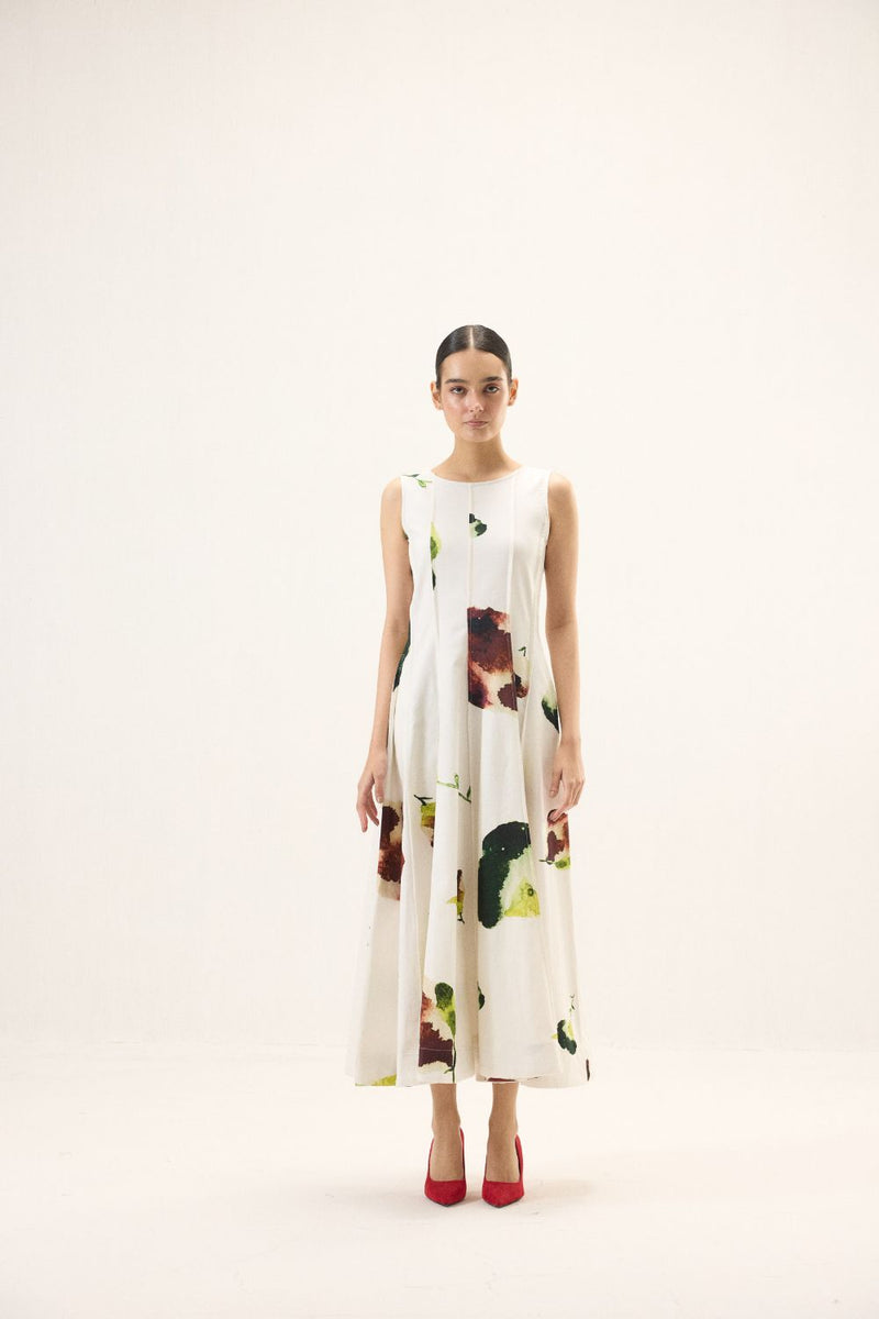 Moonwhite Dress oxford by Khara Kapas in white for women Worldwide