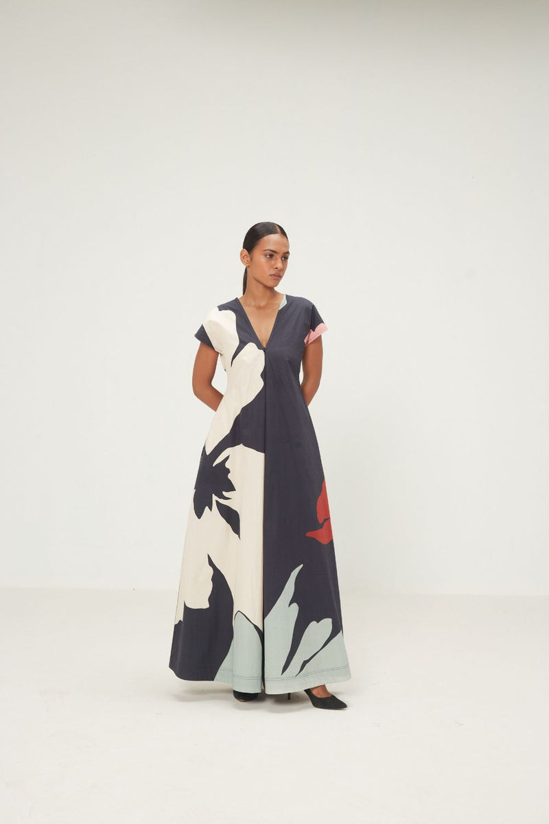 Luni Jumpsuit poplin by Khara Kapas in mulricolor for women Worldwide