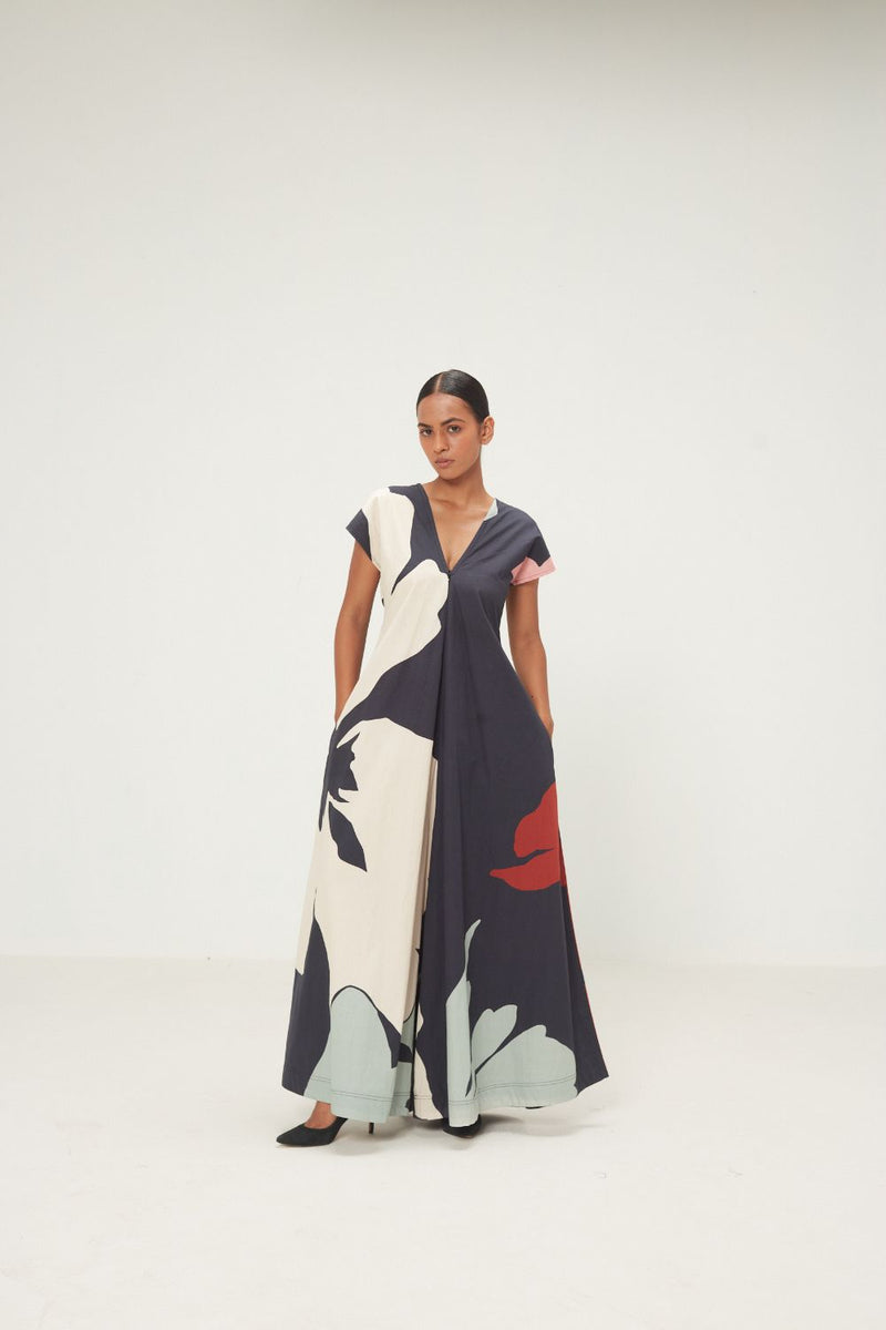 Luni Jumpsuit poplin by Khara Kapas in mulricolor for women Worldwide