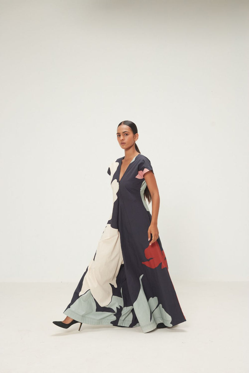 Luni Jumpsuit poplin by Khara Kapas in mulricolor for women Worldwide
