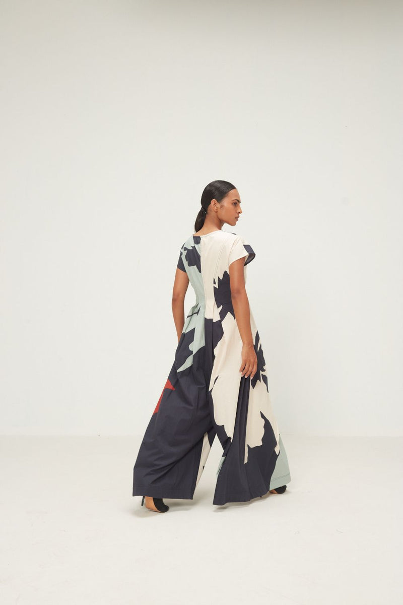 Luni Jumpsuit poplin by Khara Kapas in mulricolor for women Worldwide