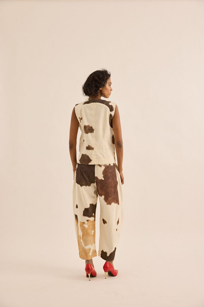 Holstein Top corduroy by Khara Kapas in brown for women Worldwide