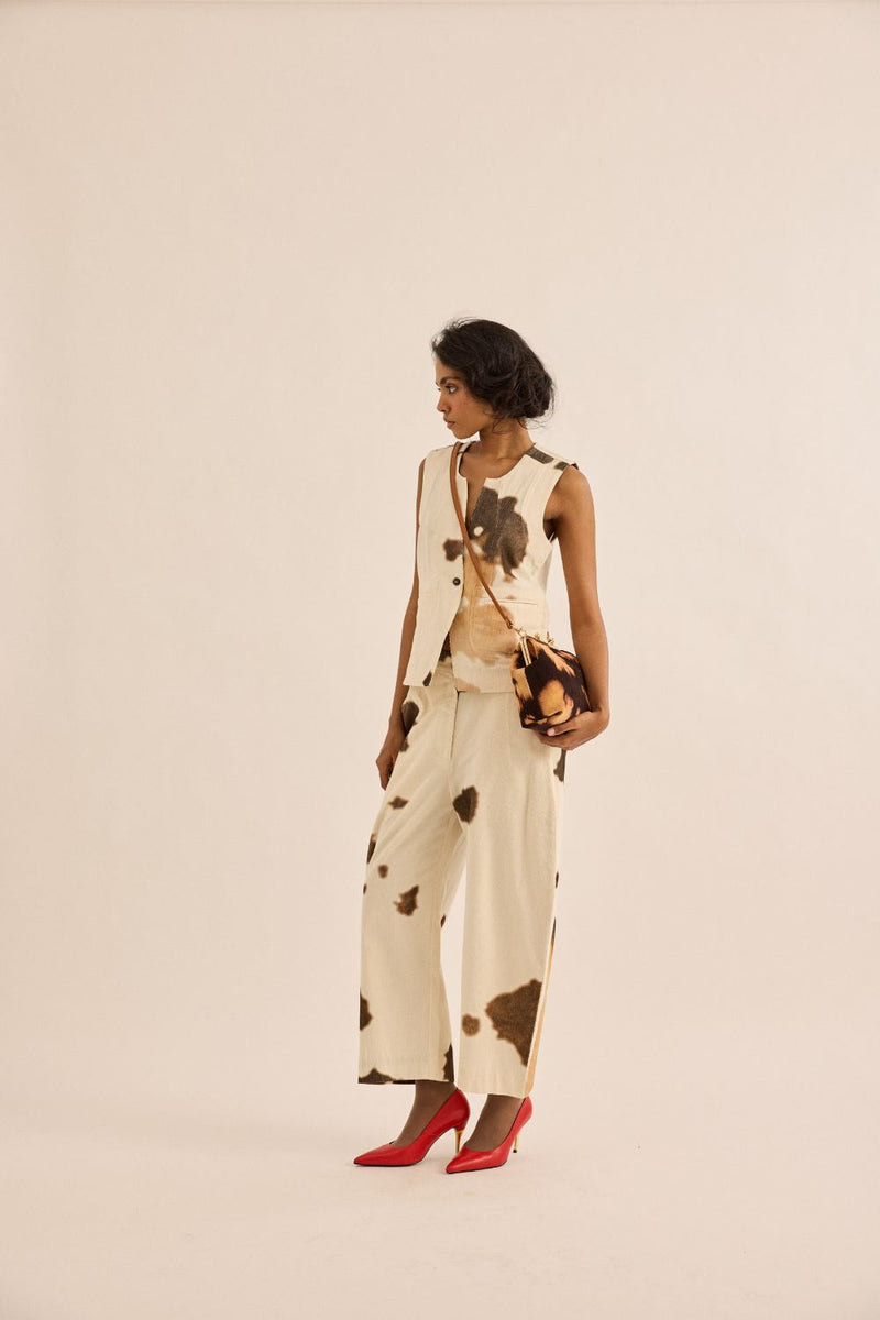 Holstein Top corduroy by Khara Kapas in brown for women Worldwide