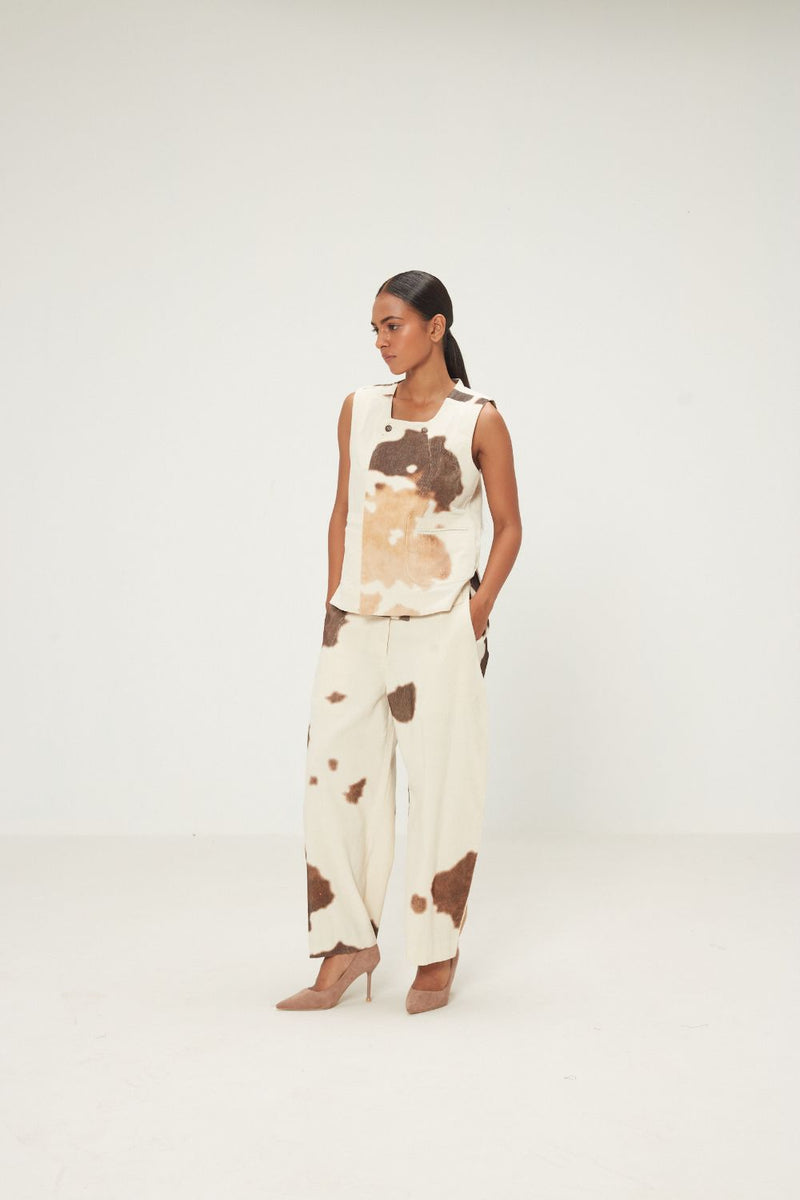 Holstein Pants corduroy by Khara Kapas in brown for women Worldwide