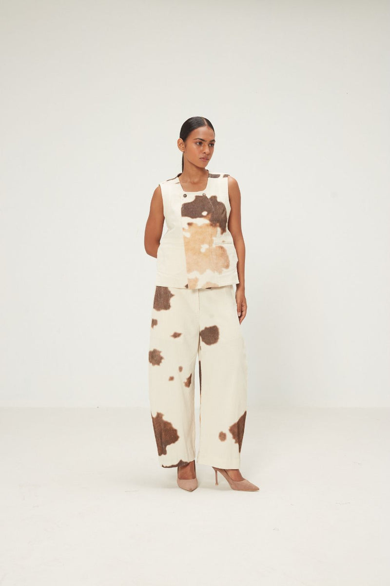 Holstein Pants corduroy by Khara Kapas in brown for women Worldwide