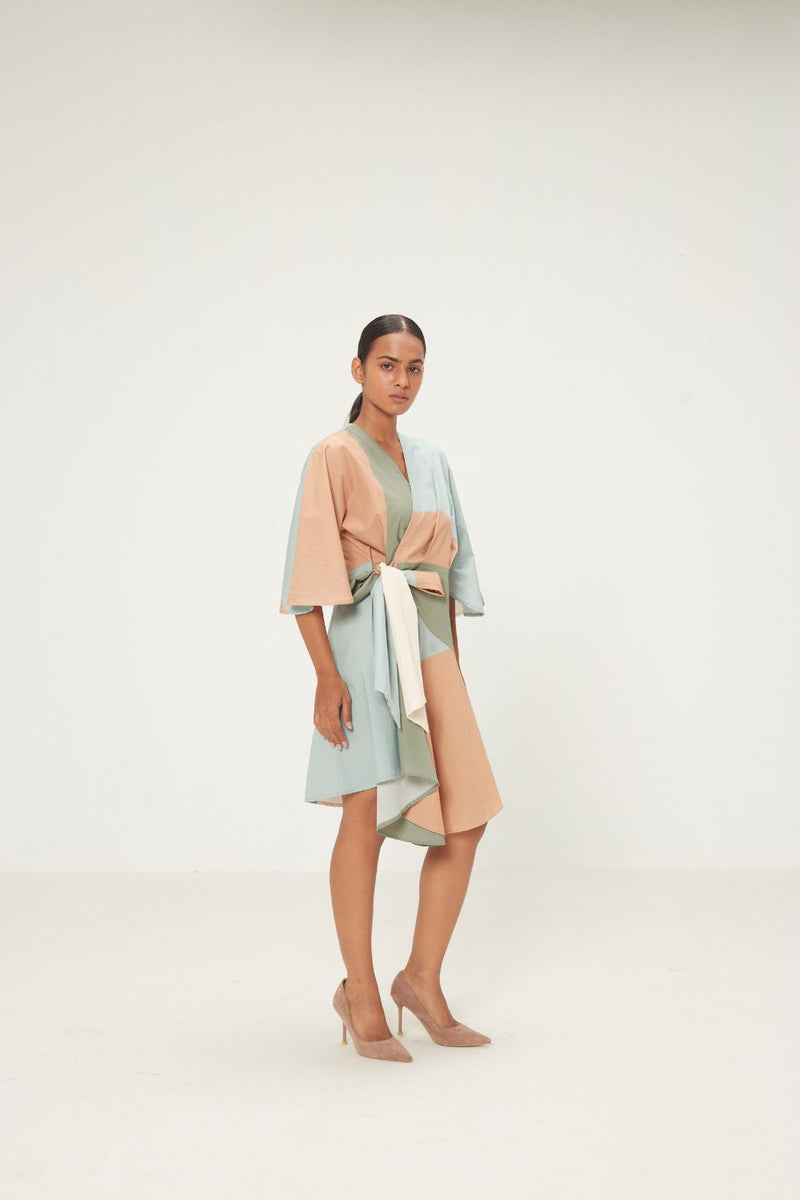 Maris Dress poplin by Khara Kapas in multi for women Worldwide