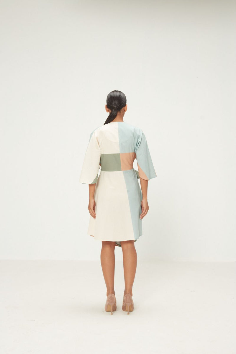Maris Dress poplin by Khara Kapas in multi for women Worldwide